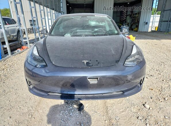 5YJ3E1EB2MF044099 2021 TESLA MODEL Charcoal Vista frontal