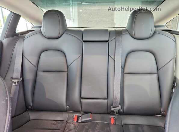 5YJ3E1EB2MF044099 2021 TESLA MODEL Charcoal Vista de los asientos traseros