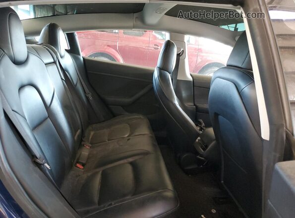 5YJ3E1EB2NF167726 2022 TESLA MODEL Синий Вид задних сидений
