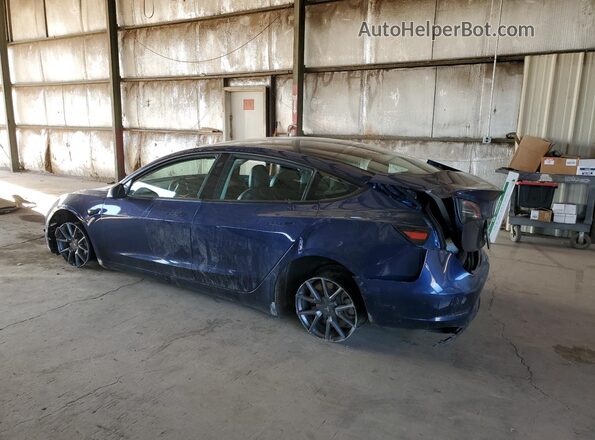 5YJ3E1EB2NF167726 2022 TESLA MODEL Синий Задняя левая четверть