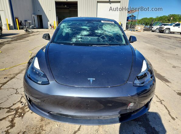 5YJ3E1EB2NF192643 2022 TESLA MODEL Серый Вид спереди