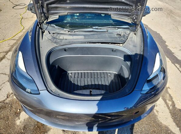 5YJ3E1EB2NF192643 2022 TESLA MODEL Серый Вид подкапотного пространства