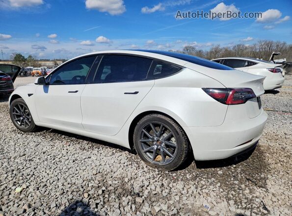 5YJ3E1EB2NF244580 2022 TESLA MODEL White Trasero izquierdo