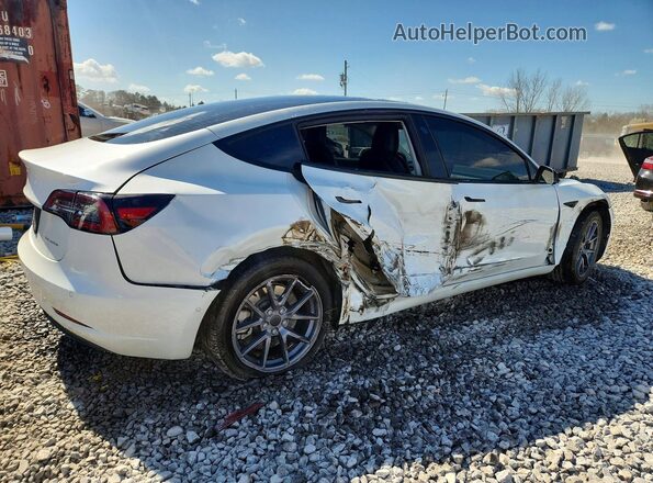 5YJ3E1EB2NF244580 2022 TESLA MODEL White Trasero derecho