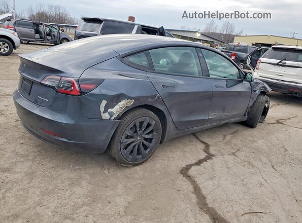 5YJ3E1EB2NF285811 2022 TESLA MODEL Серый Задняя правая четверть