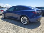 2022 Tesla Model 3 Blue vin: 5YJ3E1EB2NF298705