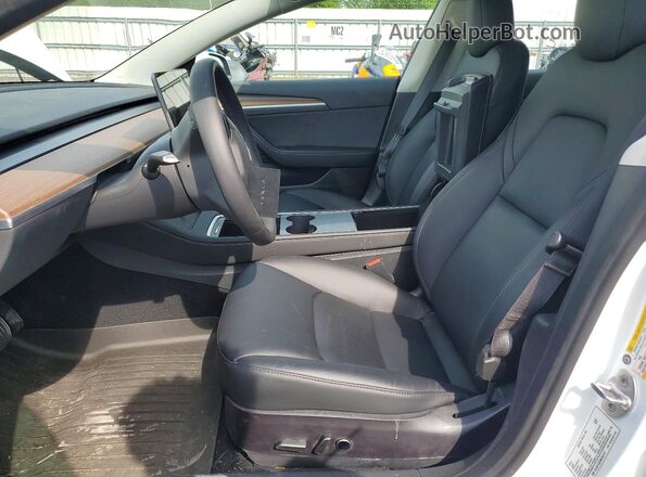 5YJ3E1EB2NF363147 2022 TESLA MODEL Белый Вид салона спереди