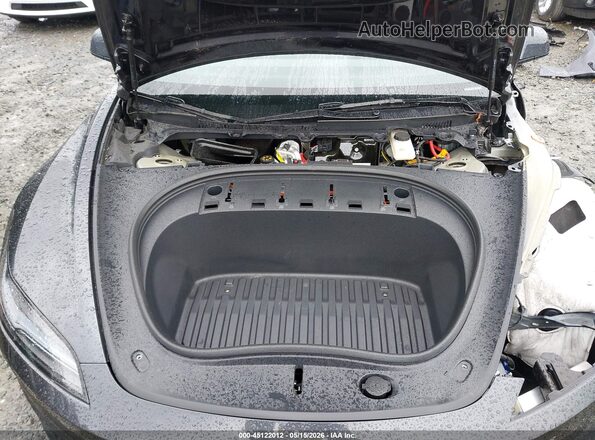 5YJ3E1EB2RF817595 2024 TESLA MODEL 3 Gray Widok z tyłu