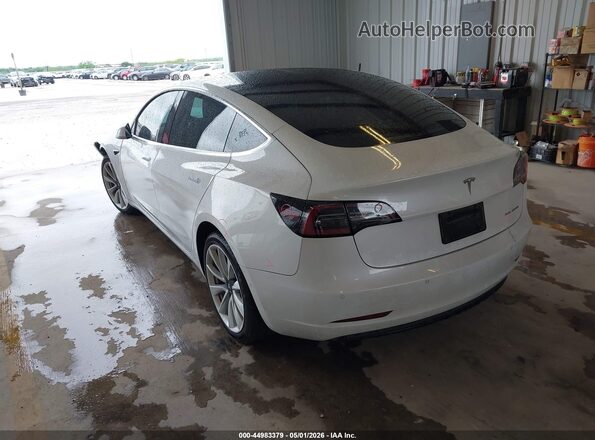 5YJ3E1EB3KF453497 2019 TESLA MODEL 3 Белый Задняя левая четверть