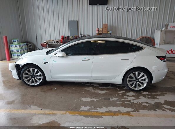 5YJ3E1EB3KF453497 2019 TESLA MODEL 3 Белый Вид задней части салона