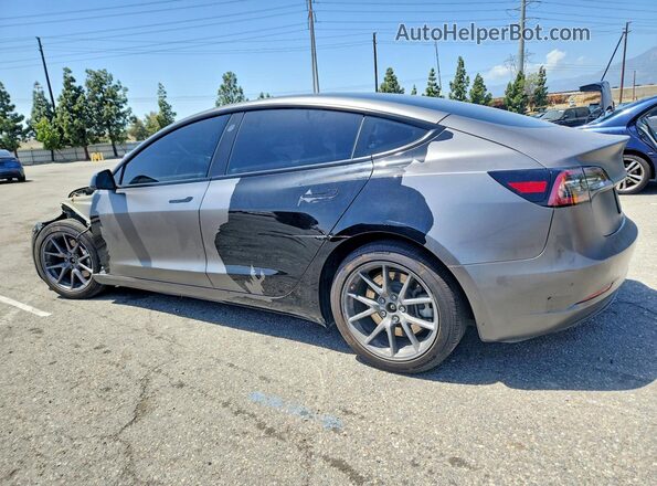 5YJ3E1EB3MF074034 2021 TESLA MODEL Угольный Задняя левая четверть