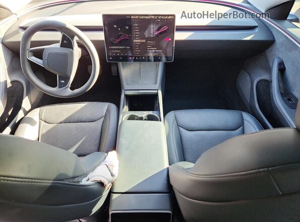 5YJ3E1EB3RF735228 2024 TESLA MODEL Угольный Вид панели приборов