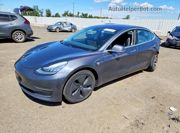 5YJ3E1EB4JF089766 2018 TESLA MODEL Charcoal Przód lewy