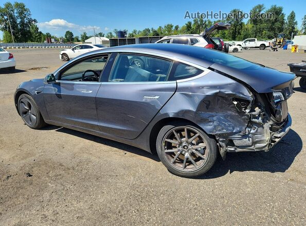 5YJ3E1EB4JF089766 2018 TESLA MODEL Charcoal Tył lewy