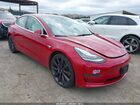 2018 Tesla Model 3 Long Range/performance Red vin: 5YJ3E1EB4JF096345