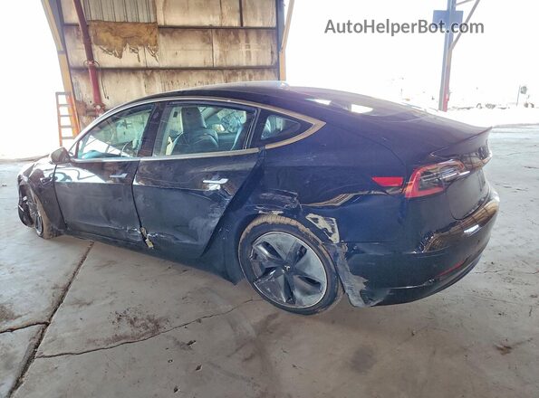 5YJ3E1EB4JF128002 2018 TESLA MODEL Черный Задняя левая четверть
