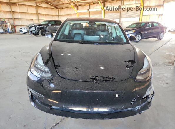 5YJ3E1EB4JF128002 2018 TESLA MODEL Черный Вид спереди
