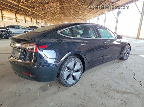 5YJ3E1EB4JF128002 2018 TESLA MODEL Черный Задняя правая четверть