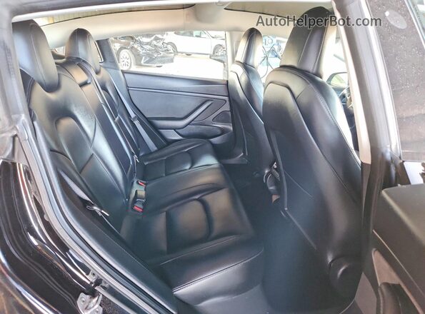 5YJ3E1EB4JF128002 2018 TESLA MODEL Черный Вид задних сидений