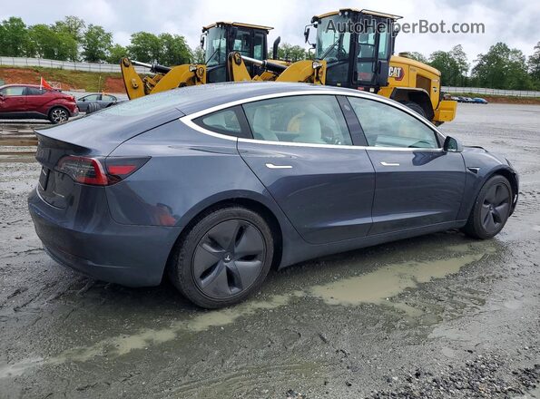 5YJ3E1EB4KF421383 2019 TESLA MODEL Серый Задняя правая четверть