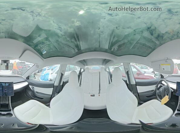 5YJ3E1EB4KF421383 2019 TESLA MODEL Серый Вид наклейки с VIN-кодом