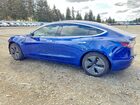 2020 Tesla Model 3 Синий vin: 5YJ3E1EB4LF636067
