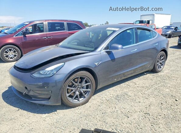 5YJ3E1EB4LF649630 2020 TESLA MODEL Gray Передня ліва чверть