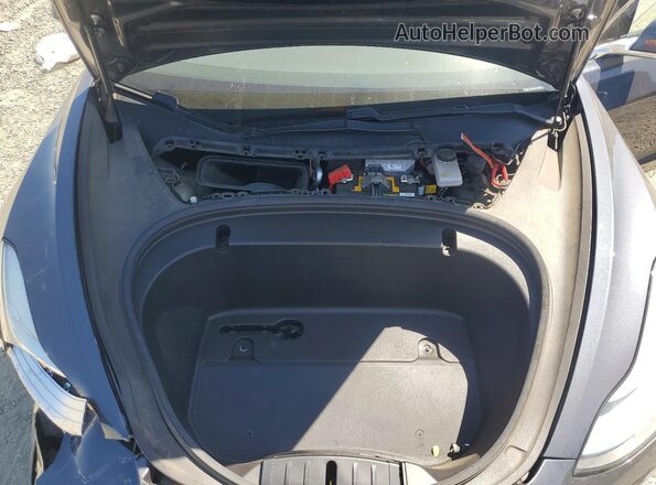 5YJ3E1EB4LF649630 2020 TESLA MODEL Gray Вид задньої частини салону