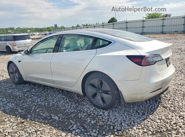 5YJ3E1EB4LF719966 2020 TESLA MODEL Белый Задняя левая четверть