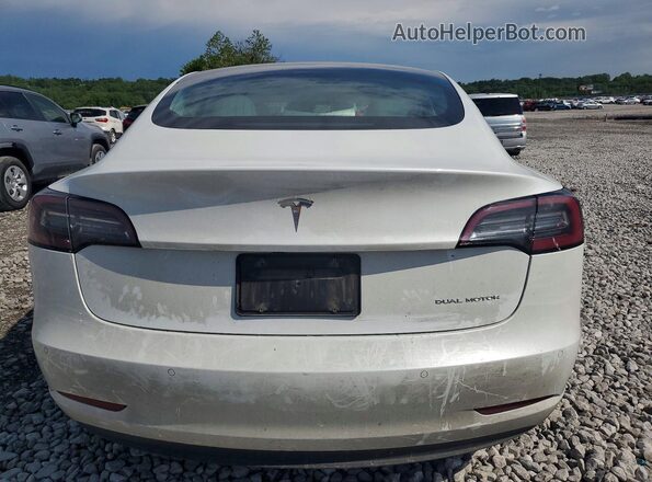 5YJ3E1EB4LF719966 2020 TESLA MODEL Белый Вид сзади