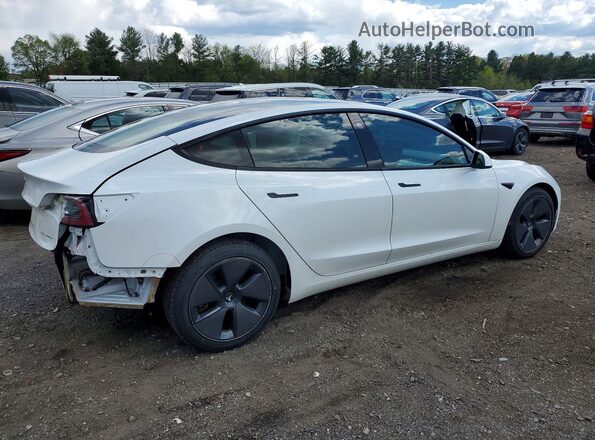 5YJ3E1EB4MF047408 2021 TESLA MODEL White Հետևի աջ
