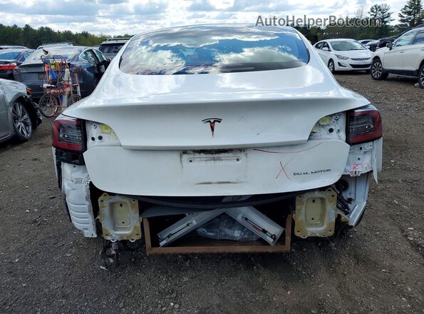 5YJ3E1EB4MF047408 2021 TESLA MODEL White Հետևի տեսք