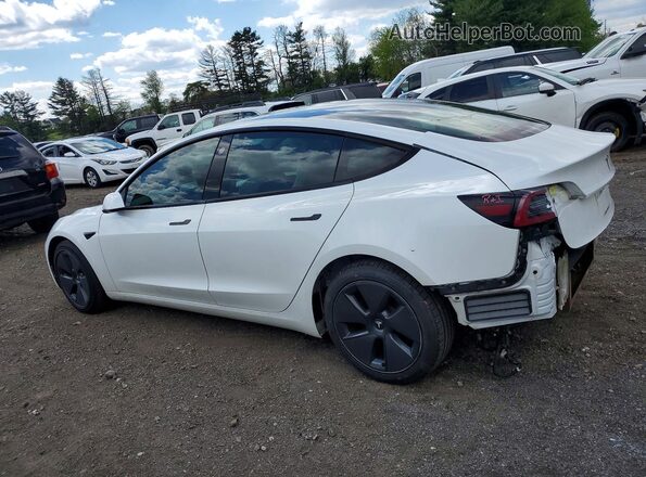 5YJ3E1EB4MF047408 2021 TESLA MODEL White Հետևի ձախ