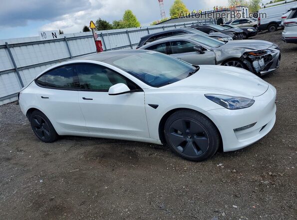 5YJ3E1EB4MF047408 2021 TESLA MODEL White Առջևի աջ