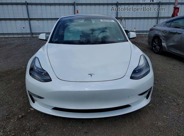 5YJ3E1EB4MF047408 2021 TESLA MODEL White Դիմացի տեսք
