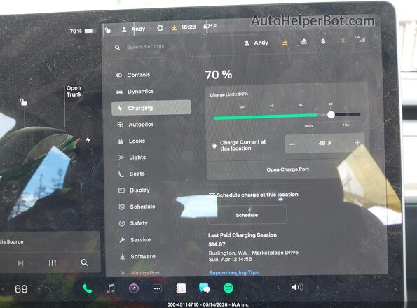 5YJ3E1EB4MF876558 2021 TESLA MODEL 3 White 