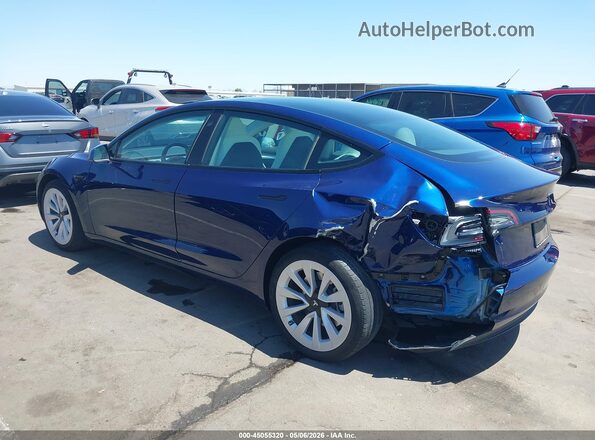 5YJ3E1EB4PF635880 2023 TESLA MODEL 3 Синий Задняя левая четверть