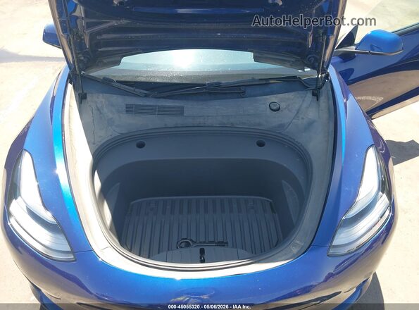 5YJ3E1EB4PF635880 2023 TESLA MODEL 3 Синий Вид сзади
