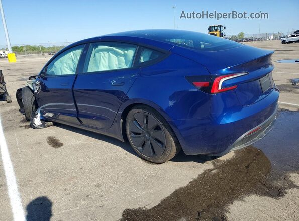 5YJ3E1EB4TF151864 2026 TESLA MODEL Синий Задняя левая четверть