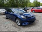 2018 Tesla Model 3 Long Range/performance Blue vin: 5YJ3E1EB5JF080817
