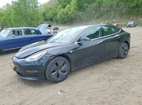 5YJ3E1EB5KF359296 2019 TESLA MODEL Черный Передняя левая четверть