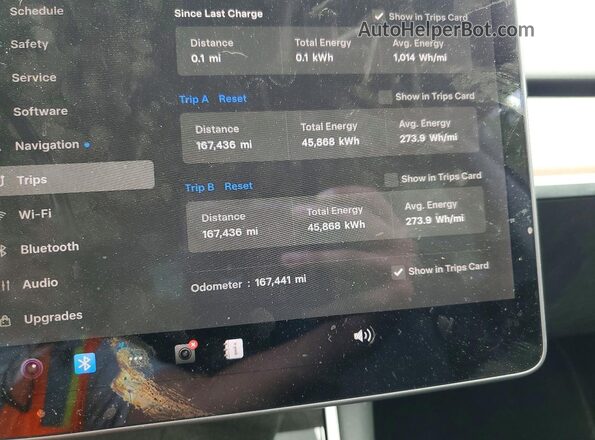 5YJ3E1EB5KF359296 2019 TESLA MODEL Черный Вид щитка приборов