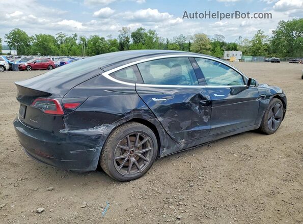 5YJ3E1EB5KF359296 2019 TESLA MODEL Черный Задняя правая четверть
