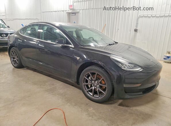 5YJ3E1EB5KF385669 2019 TESLA MODEL Black Przód prawy