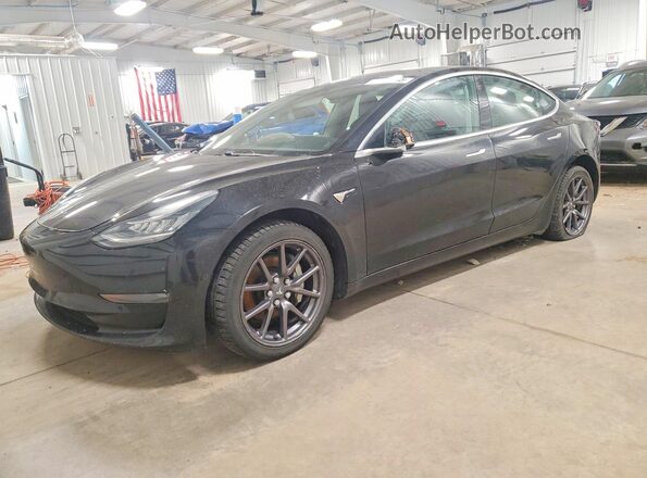 5YJ3E1EB5KF385669 2019 TESLA MODEL Black Przód lewy