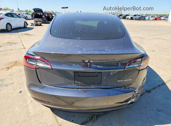 5YJ3E1EB5KF469281 2019 TESLA MODEL Угольный Вид сзади