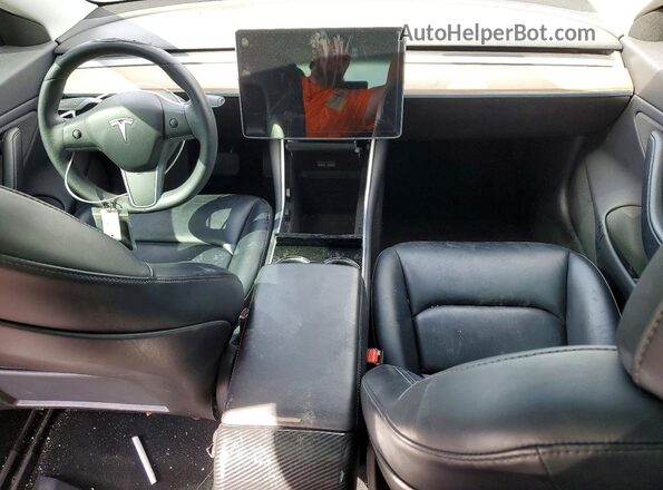 5YJ3E1EB5KF469281 2019 TESLA MODEL Угольный Вид панели приборов