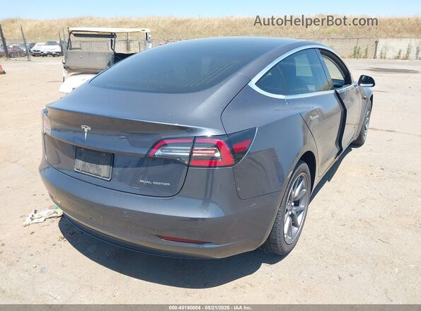 5YJ3E1EB5LF663374 2020 TESLA MODEL 3 Серый Задняя правая четверть