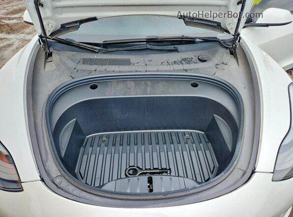 5YJ3E1EB5NF117595 2022 TESLA MODEL Белый Вид задней части салона
