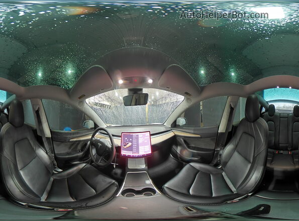 5YJ3E1EB5NF117595 2022 TESLA MODEL Белый Вид наклейки с VIN-кодом